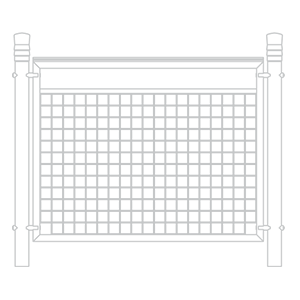 Wire meshed barrier    Vesta